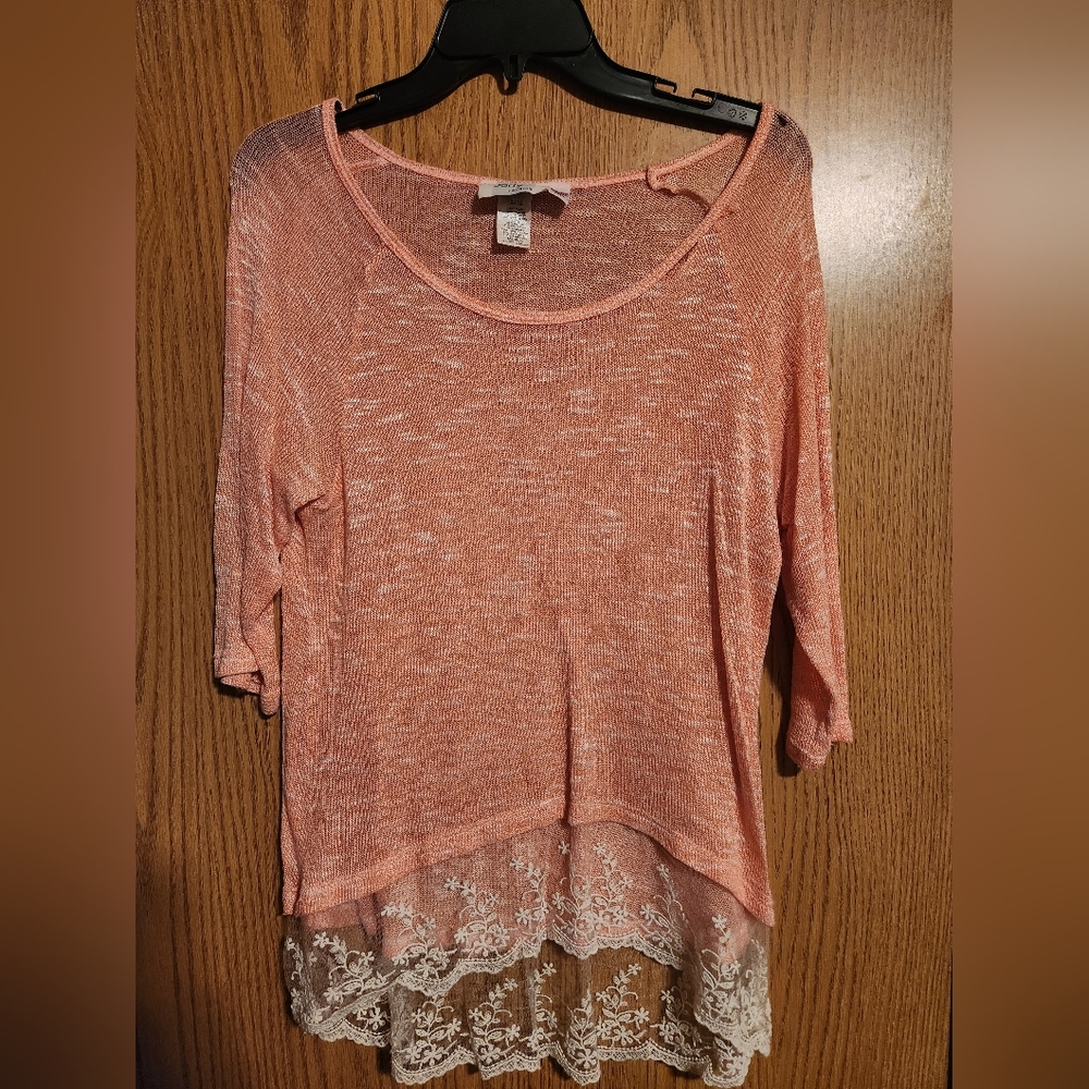 Peach sweater